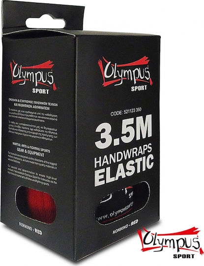 Olympus Sport 521123 521123 Martial Arts Hand Wraps 3.5m Red