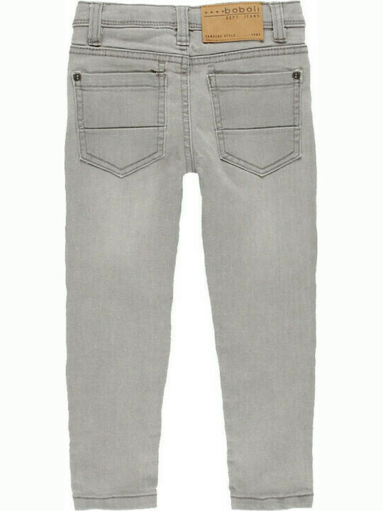 Boboli Boys Denim Trouser Gray