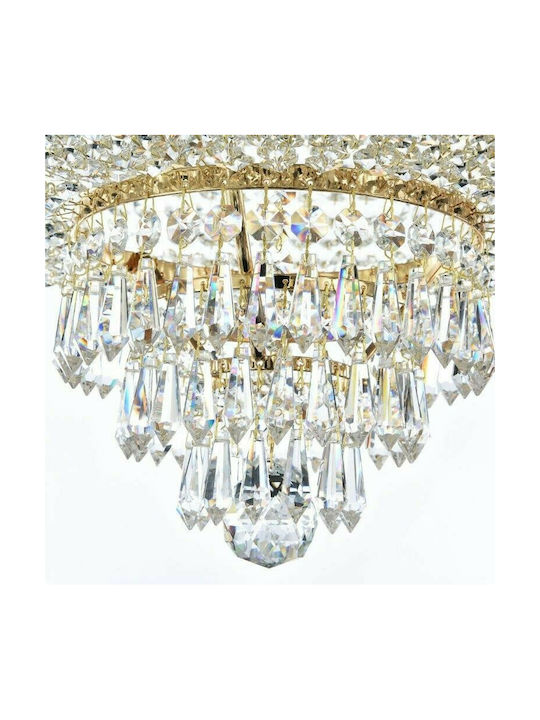 Maytoni Palace Chandelier with Crystals 6xE27 Gold DIA890-CL-06-G