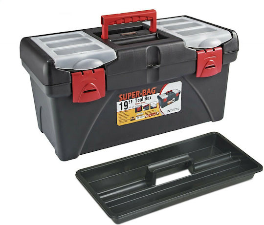 Asrin Hand Tool Case Plastic with Tobacco Case Dimensions: W47.8xD25.7xH23.3cm