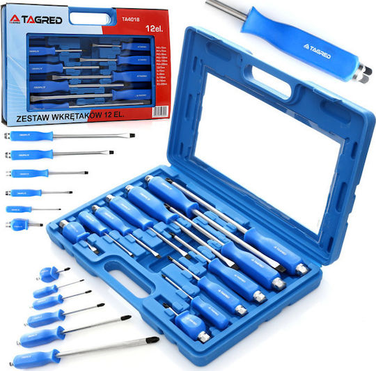 Tagred Set 12 Șurubelnițe Magnetice
