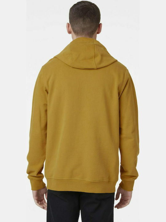 Helly Hansen Box Men's Sweatshirt with Hood and Pockets Yellow