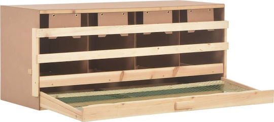 vidaXL Hölzernes Nistkästchen für Hühner 170658 106x40x45cm