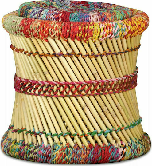 Ξύλινο Σκαμπό Εξωτερικού Χώρου Chindi S/2 2τμχ 39x39x37cm