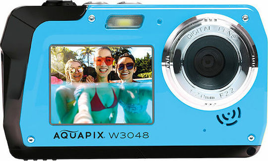 EasyPix Aquapix W3048 Edge Compact Camera 13MP Blue