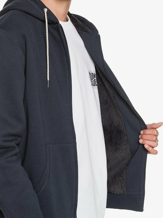 Everyday Sherpa Sweatshirt with Hood Navy
