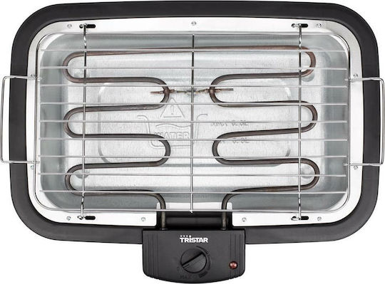 Tristar Επιδαπέδια Ηλεκτρική Ψησταριά Σχάρας 2000W με Ρυθμιζόμενο Θερμοστάτη 38x22εκ.
