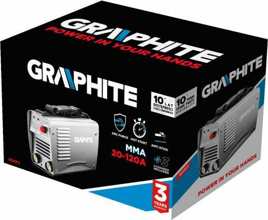 Graphite 56H811 Sudură Inverter MMA cu Curent Maxim de Sudare 120A