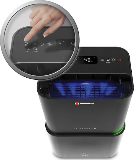 Inventor Atmosphere XL Dehumidifier with Compressor Ionizer and Wi-Fi 20lt Black