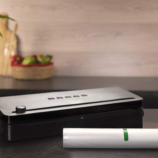 Cecotec Vacuum Sealers External with Maximum Sealing Length 310mm Automatic SealVac 140 SteelCut