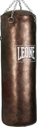 Leone Vintage Synthetic Filled Punching Bag 30kg 100cm Brown