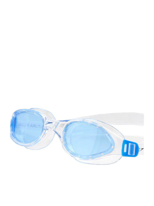 Speedo Futura Classic Swimming Goggles Adults with Anti-fog Lenses White
