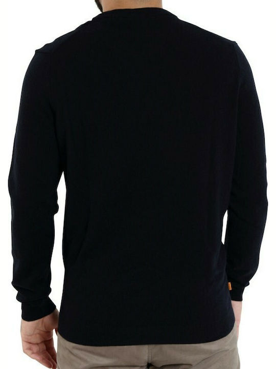 Cohas Brook Langarm-Pullover Marineblau