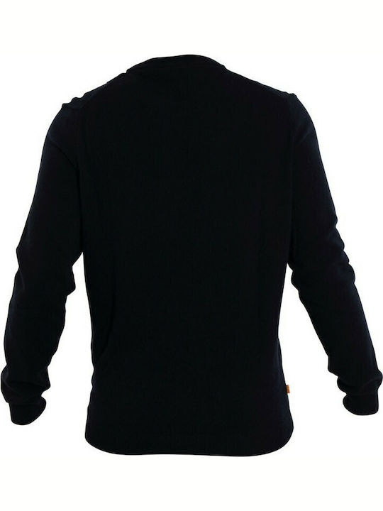 Cohas Brook Langarm-Pullover Marineblau