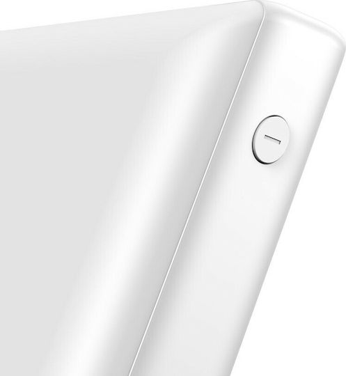 Baseus Mini JA Power Bank 30000mAh 15W με 2 Θύρες USB-A και Θύρα USB-C Λευκό