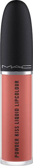 M.A.C Powder Kiss Long Lasting Liquid Lipstick Velvet Mull It Over 5gr