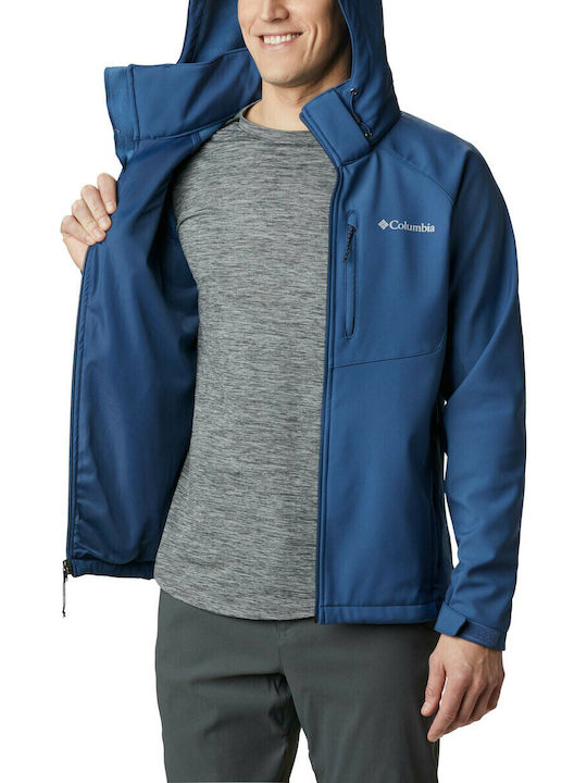 Cascade Ridge II Winter Jacke Softshell Wasserdicht und Winddicht Blau