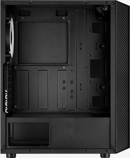 Aerocool Hive FRGB v3 Gaming Midi Tower Κουτί Υπολογιστή με Πλαϊνό Παράθυρο Μαύρο