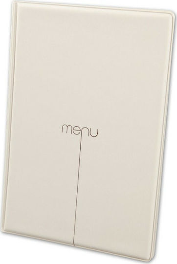 DAG Style Menu A4 PVC Menu Holder Beige