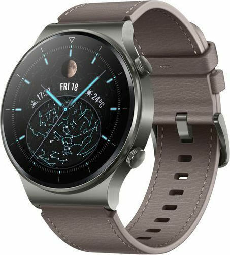 Huawei Watch GT 2 Pro Titan 47mm Wasserdicht mit Pulsmesser (Nebula Gray)