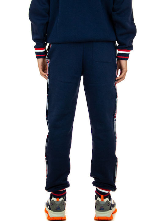 Fila Danube Men's Sweatpants with Rubber Navy Blue