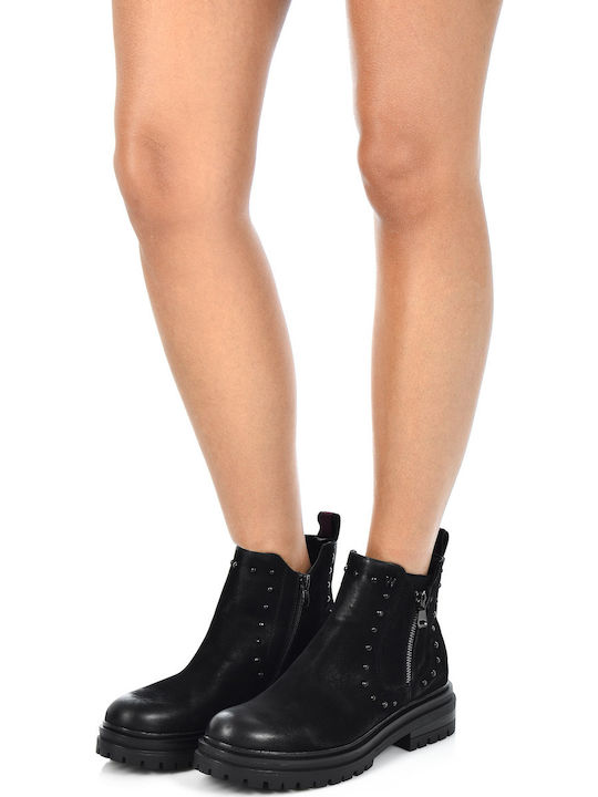 Women's Suede Boots Black