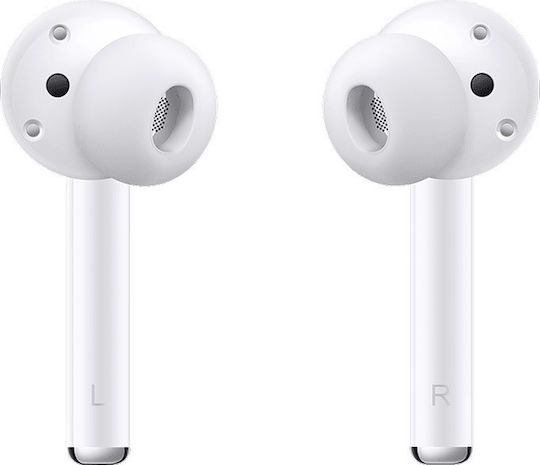 Huawei Freebuds 3i Bluetooth Handsfree Ακουστικά με Θήκη Φόρτισης Ceramic White