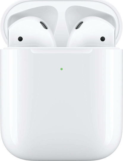 Apple AirPods με Ασύρματη Θήκη Φόρτισης (2019) Earbud Bluetooth Handsfree Ακουστικά με Θήκη Φόρτισης Λευκά