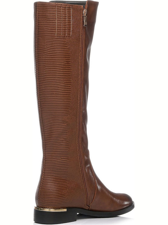 Migato Riding Boots with Zipper Tabac Brown