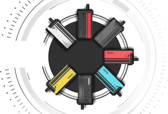 Vapefly TGO Pod Mod 4.5ml With Integrated Battery 2300mAh Black & Red