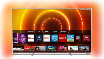 Philips Smart Τηλεόραση 43" 4K UHD LED 43PUS7855 HDR (2020) 43PUS7855/12