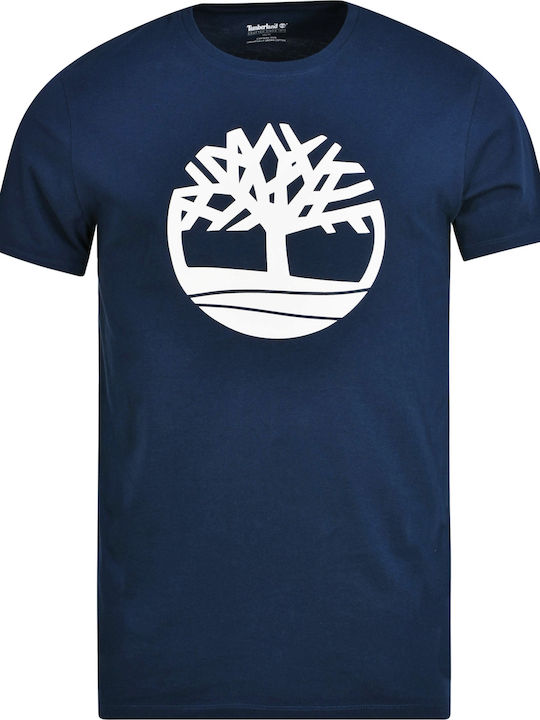 K-R Brand Tree T-shirt Navy Μπλε