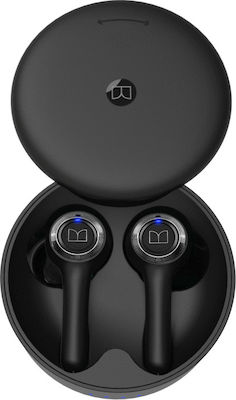 Monster Cleartalk 102 Airlinks In-ear Bluetooth Handsfree Ακουστικά με Αντοχή στον Ιδρώτα και Θήκη Φόρτισης Μαύρα