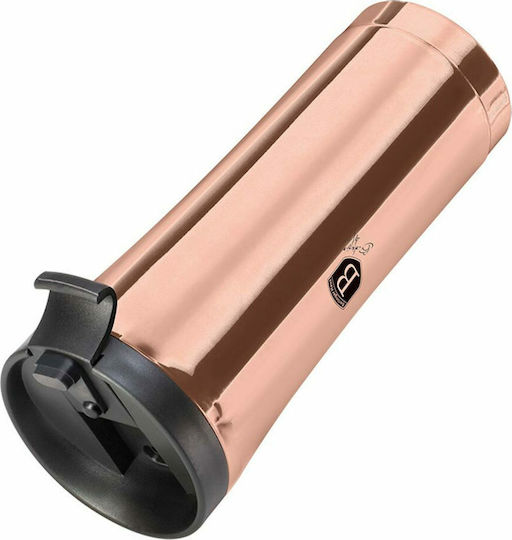 Berlinger Haus Steel Coffee Mug Glass Thermos Stainless Steel 500ml Gold with Mouthpiece