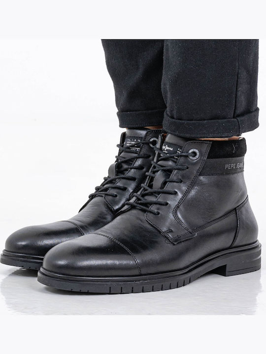 Thomas Flex Lth Leather Black Boots