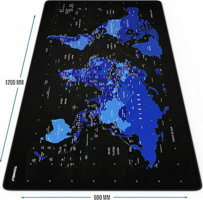 CSL XXL Gaming Mouse Pad World Map 1200mm Titanwolf