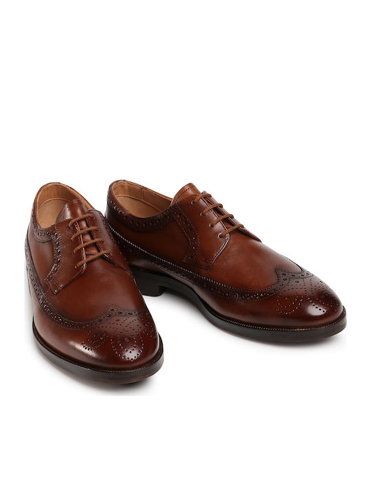 Oliver Wing Men's Leather Oxfords Brown