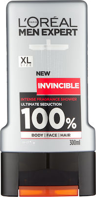 L'Oreal Paris Men Expert Invincible Sport Αφρόλουτρο σε Gel για Άνδρες 300ml