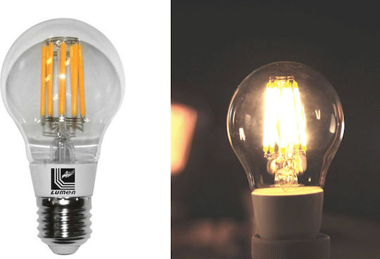 Adeleq LED Bulb 8W 110mm for Socket E27 and Shape A60 Warm White 1000lm