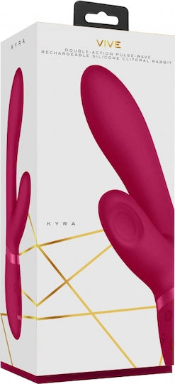 Vive Kyra Pulse Δονητής Rabbit 22cm Deep Rose