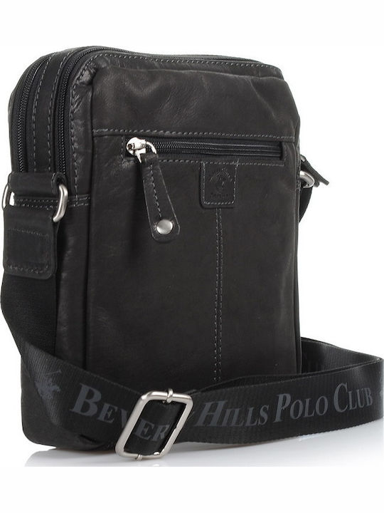 Leather Men's Bag Shoulder / Crossbody Black