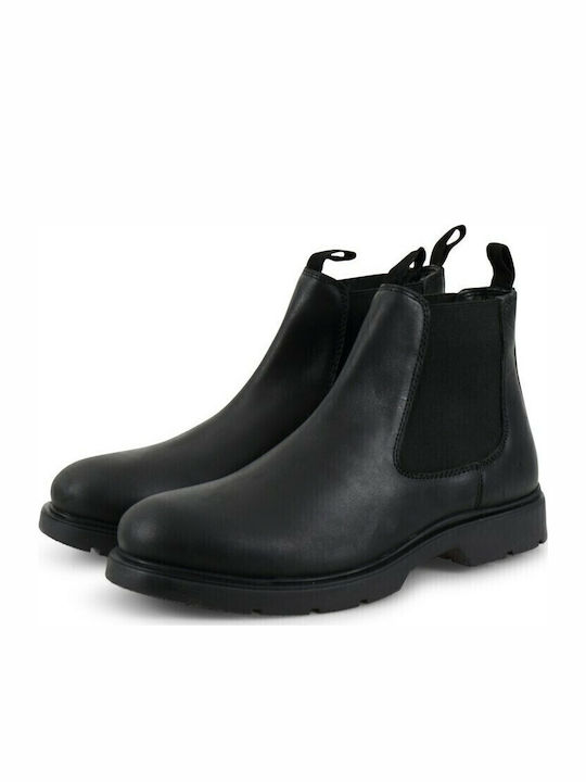 Ghete Chelsea Leather Black Chelsea Boots