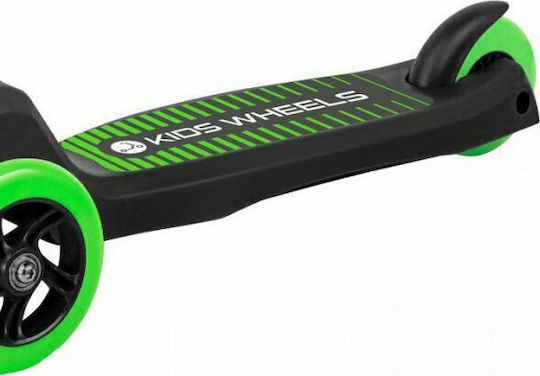 Rebel Kids Scooter Foldable 3-Wheel Green