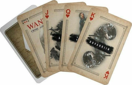 FaNaTtik Elder Scrolls V Skyrim Collectable Playing Cards 1 Piece Plasticized