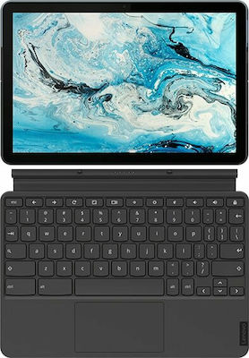 Lenovo Chromebook Duet (US Keyboard) 10.1" Таблет с WiFi (4ГБ/128ГБ) Ice Blue + Iron Grey