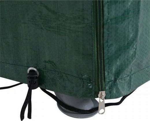 Outsunny Waterproof Dining Table Cover 215x155x150cm in Green Color