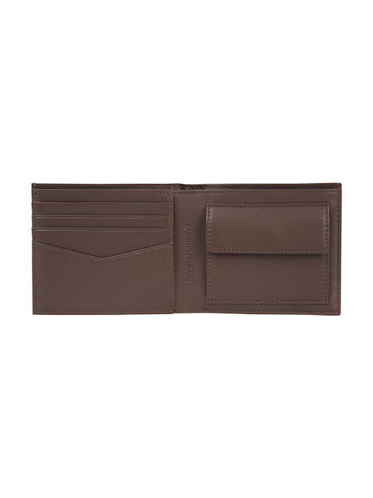 Calvin Klein Men's Leather Wallet Brown K50K506188-BAP