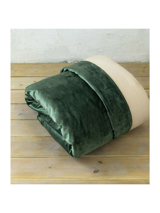 Nima Bettbezug Einzelbett 160x240 Nuan 17768 Forest Green