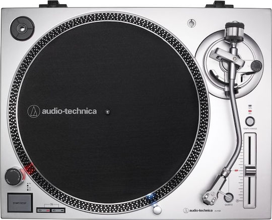 Audio Technica AT-LP120XUSB Πικάπ με Direct Drive και Προενίσχυση Ασημί