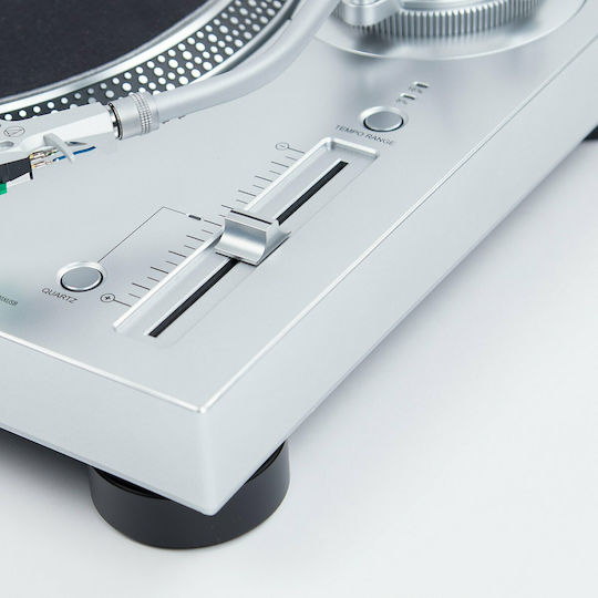 Audio Technica AT-LP120XUSB Πικάπ με Direct Drive και Προενίσχυση Ασημί